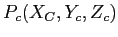 $ P_c(X_C,Y_c,Z_c)$