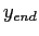 $ y_{end}$